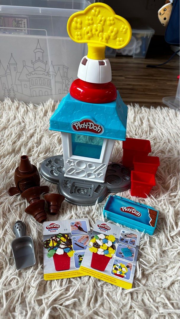 Play-Doh Kitchen Creations Popcorn Party Play Food Set