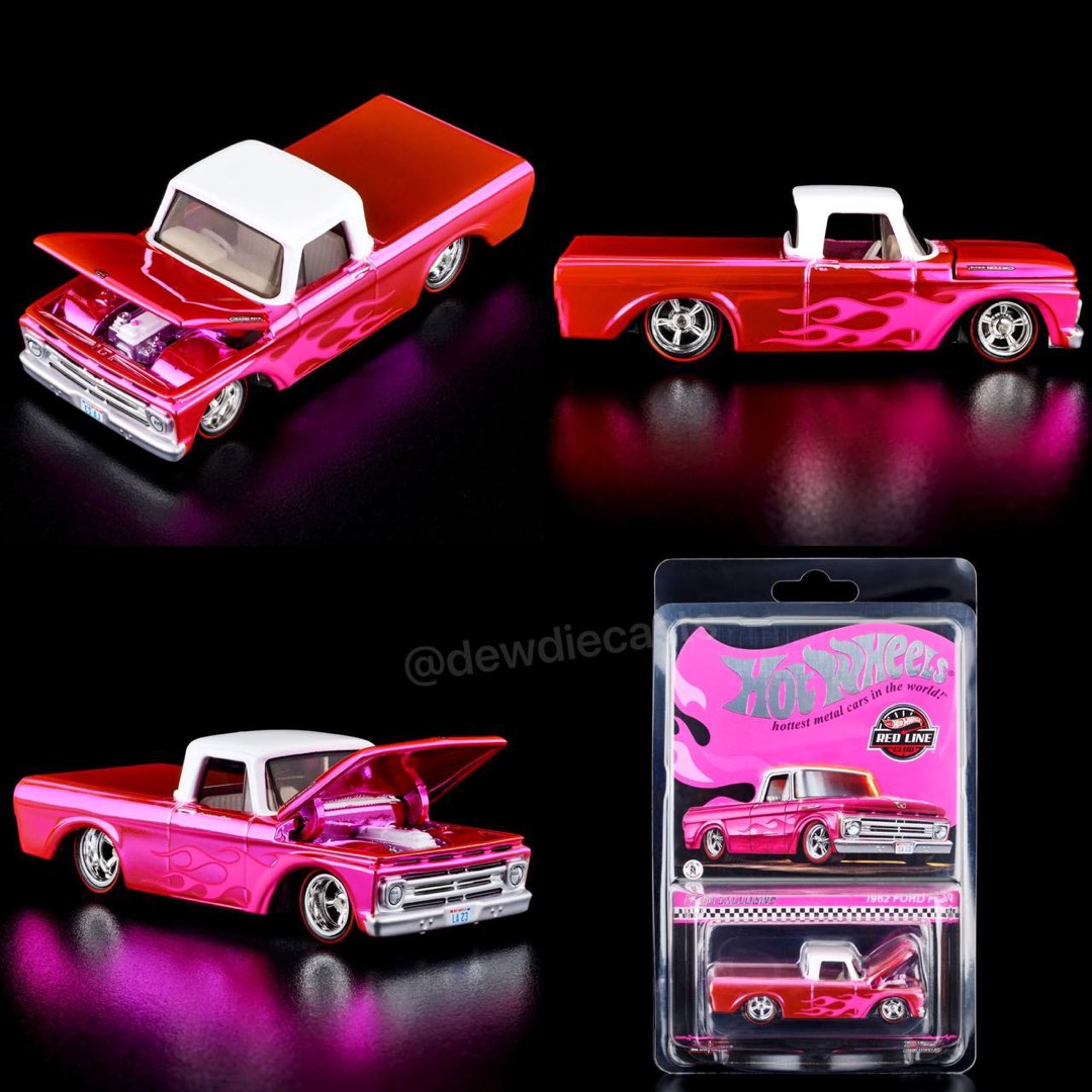 2023 Hot Wheels LA Convention Pink RLC Club Exclusive 1962 Ford