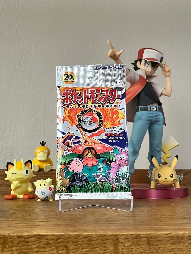 pokemon 20th anniversary japanese booster box Japanese 20th Anniversary CP6 Base Set Booster Box