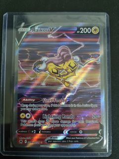 Pokemon Raikou V GG41 Crown Zenith Galarian Gallery Full Art English *IN  HAND*