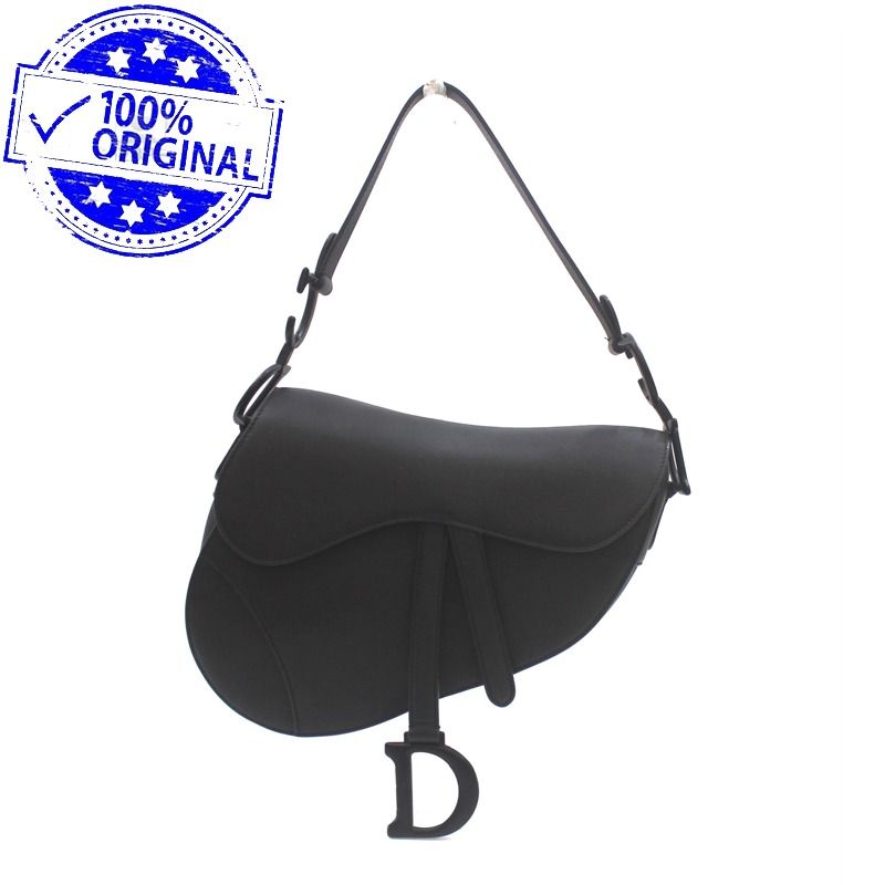 Dior saddle bag all black sales