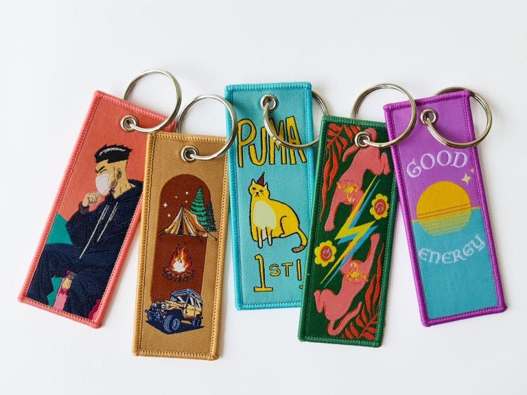 Puma on sale lanyard keychain