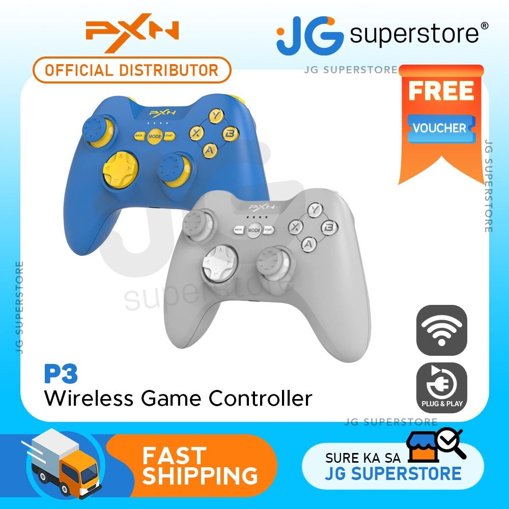 PXN P3 Portable Wireless/USB Connection Game Controller for PC, Android, PS3 Devices (Blue, Gray) | JG Superstore (Category: Other Photography Accessories) located in San Juan City. Submitted by jg.superstore (Listing ID 1258770308, Image 1). Description: █ JG Superstore █ 【Trusted Seller Since 2011】 【We Accept Any Special Order】 【Dedicated Customer Service】 【📍 】3/F Annapolis Tower, 43 Annapolis St. Greenhills San Juan - Front of Unionbank (plea