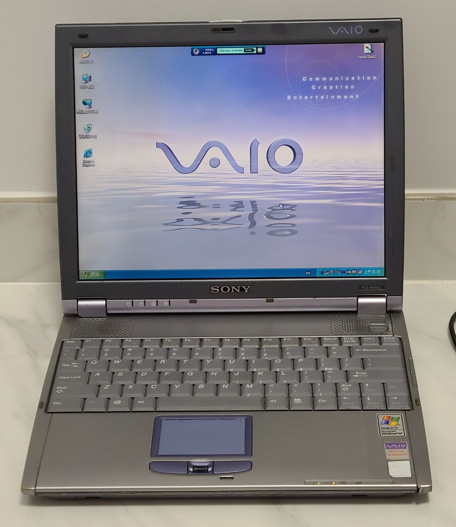 sony vaio laptop windows xp