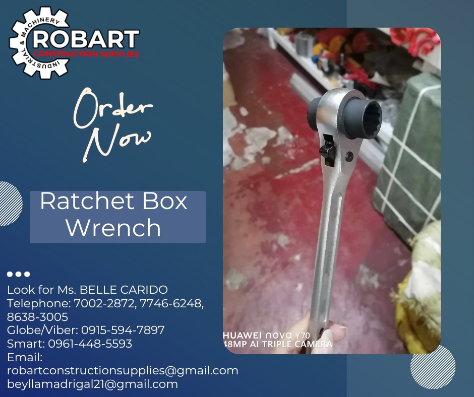 Ratchet Box Wrench, Commercial & Industrial, Construction Tools ...