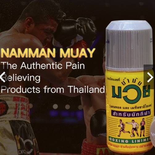 Thai Analgesic Cream Namman Muay - Pack 3+1 120ml Oil