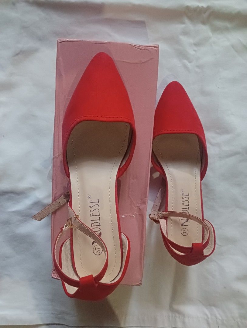 Red Rockstar Gf Heels (Category: Heels) located in Badoc. Submitted by gondelions (Listing ID 1258798911, Image 2). Description: Size 37 Never been used (just tried on) No flaws In pristine condition Dm for more information.