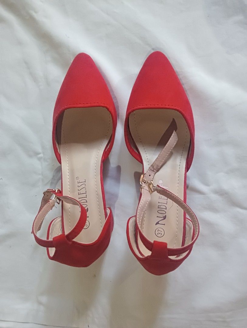 Red Rockstar Gf Heels (Category: Heels) located in Badoc. Submitted by gondelions (Listing ID 1258798911, Image 1). Description: Size 37 Never been used (just tried on) No flaws In pristine condition Dm for more information.