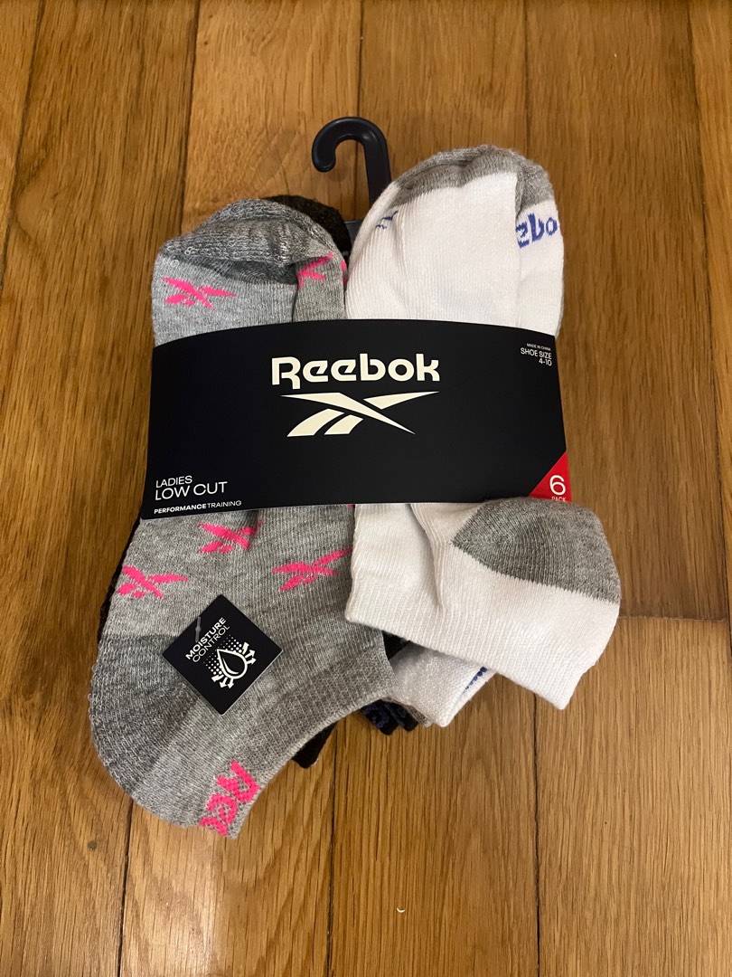 Reebok lady s low cut socks 6 pairs pack New