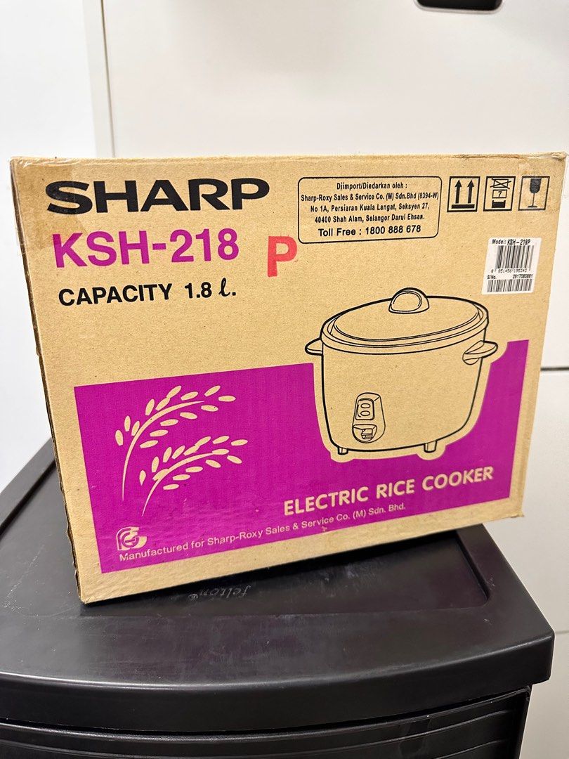 Rice cooker sharp, TV & Home Appliances, Kitchen Appliances, Cookers on