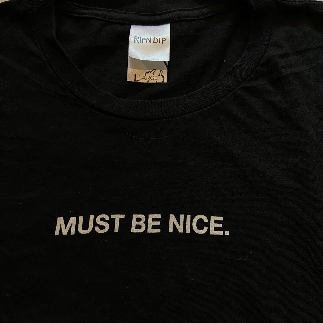 Must Be Nice Boobies Hoodie (Black) – RIPNDIP