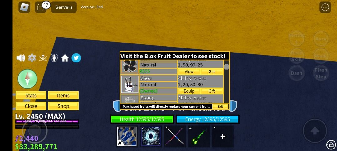 Blox Fruit Perm buddha/portal  roblox account, 電子遊戲, 遊戲機