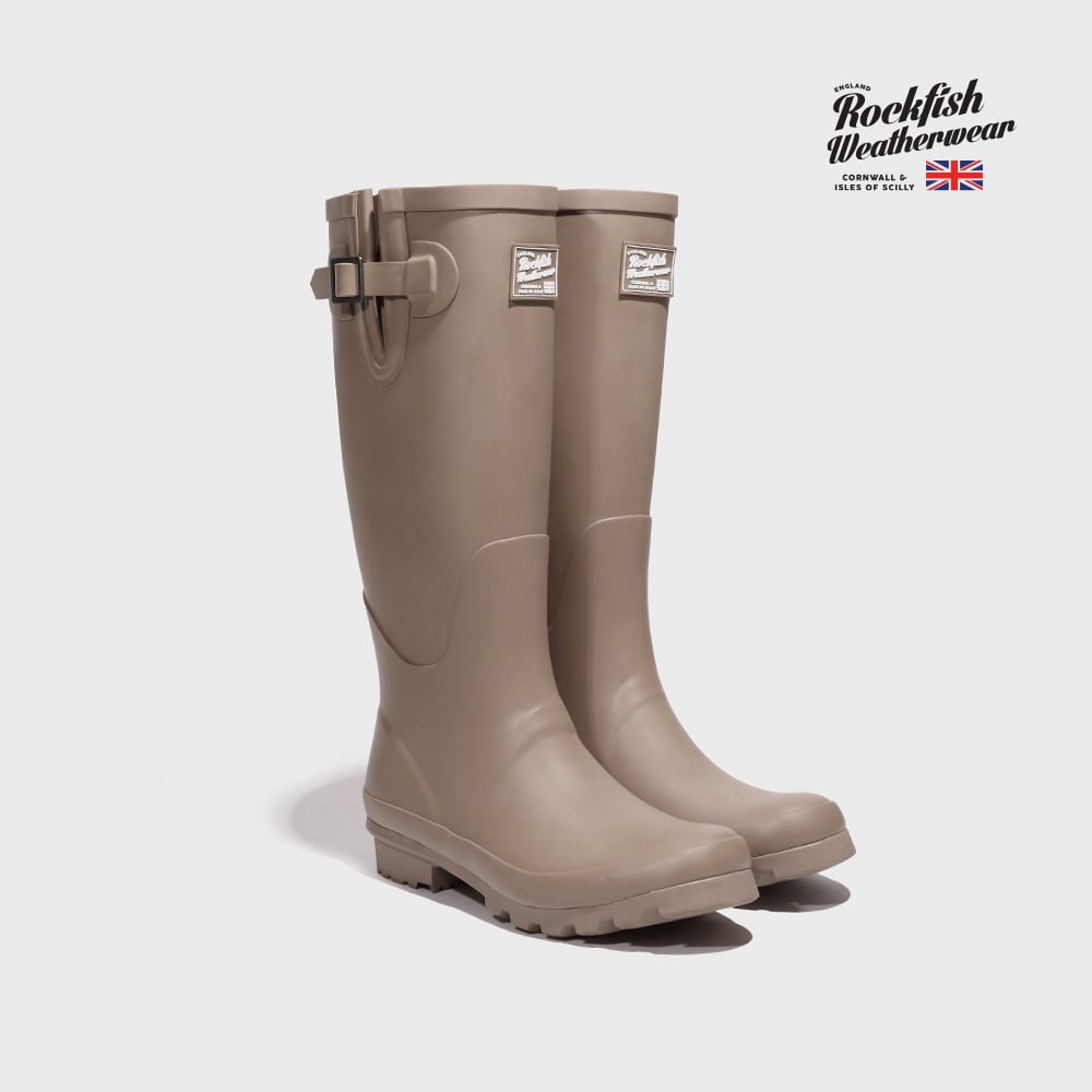 Rockfish ORIGINAL RAIN BOOTS 長筒雨靴, 她的時尚, 鞋, 靴在旋轉拍賣