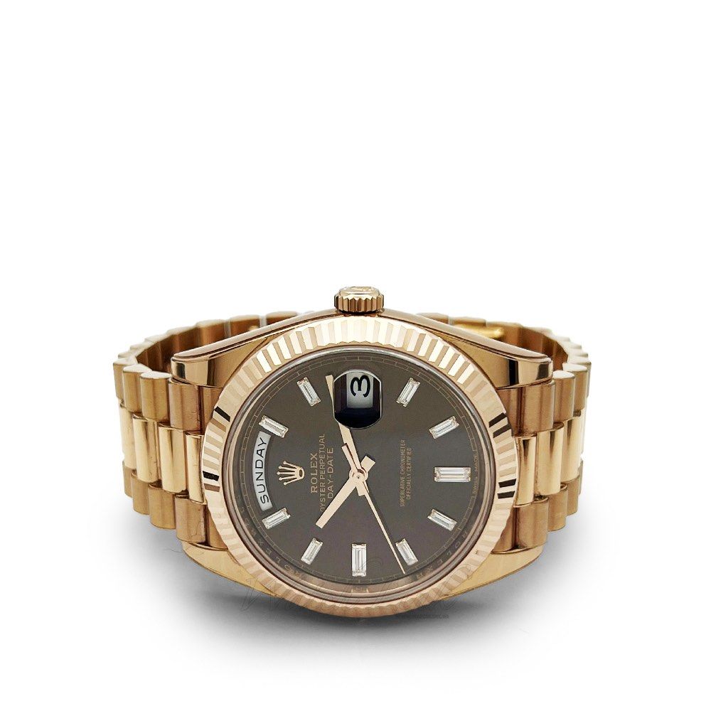 day date chocolate dial baguette