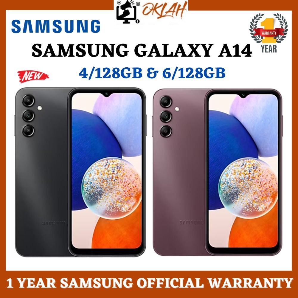 SAMSUNG GALAXY A14 5G Black 6GB + 128GB A146P, Mobile Phones & Gadgets,  Mobile Phones, Android Phones, Samsung on Carousell