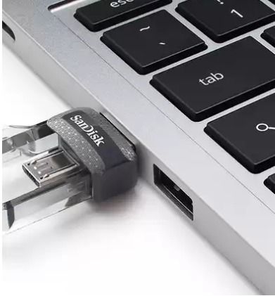 SDDD3-128G-G46  Clé USB Sandisk Ultra Dual Drive m3.0, 128 Go