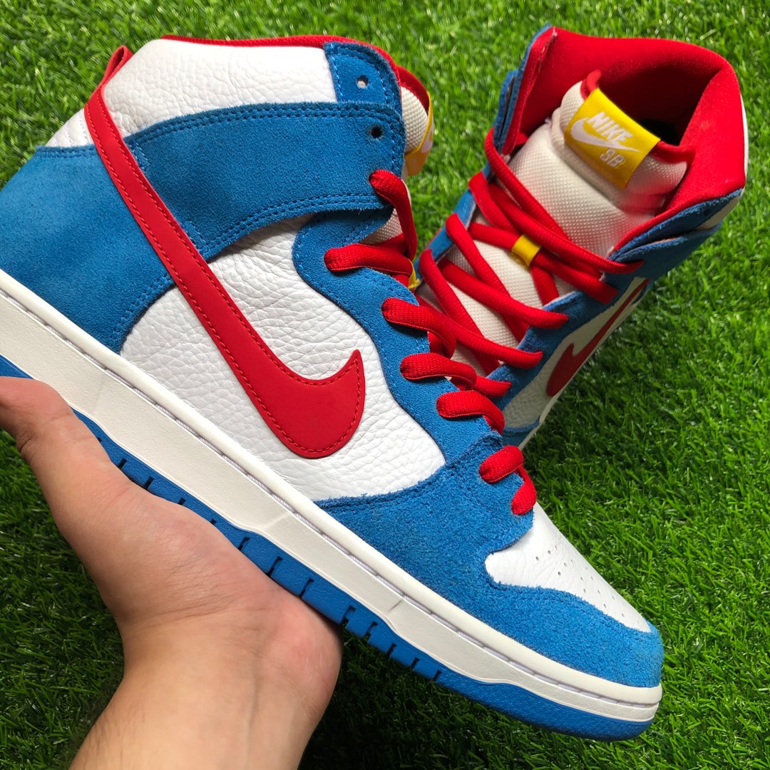 SB Dunk High 'Doraemon', Men's Fashion, Footwear, Sneakers on ...