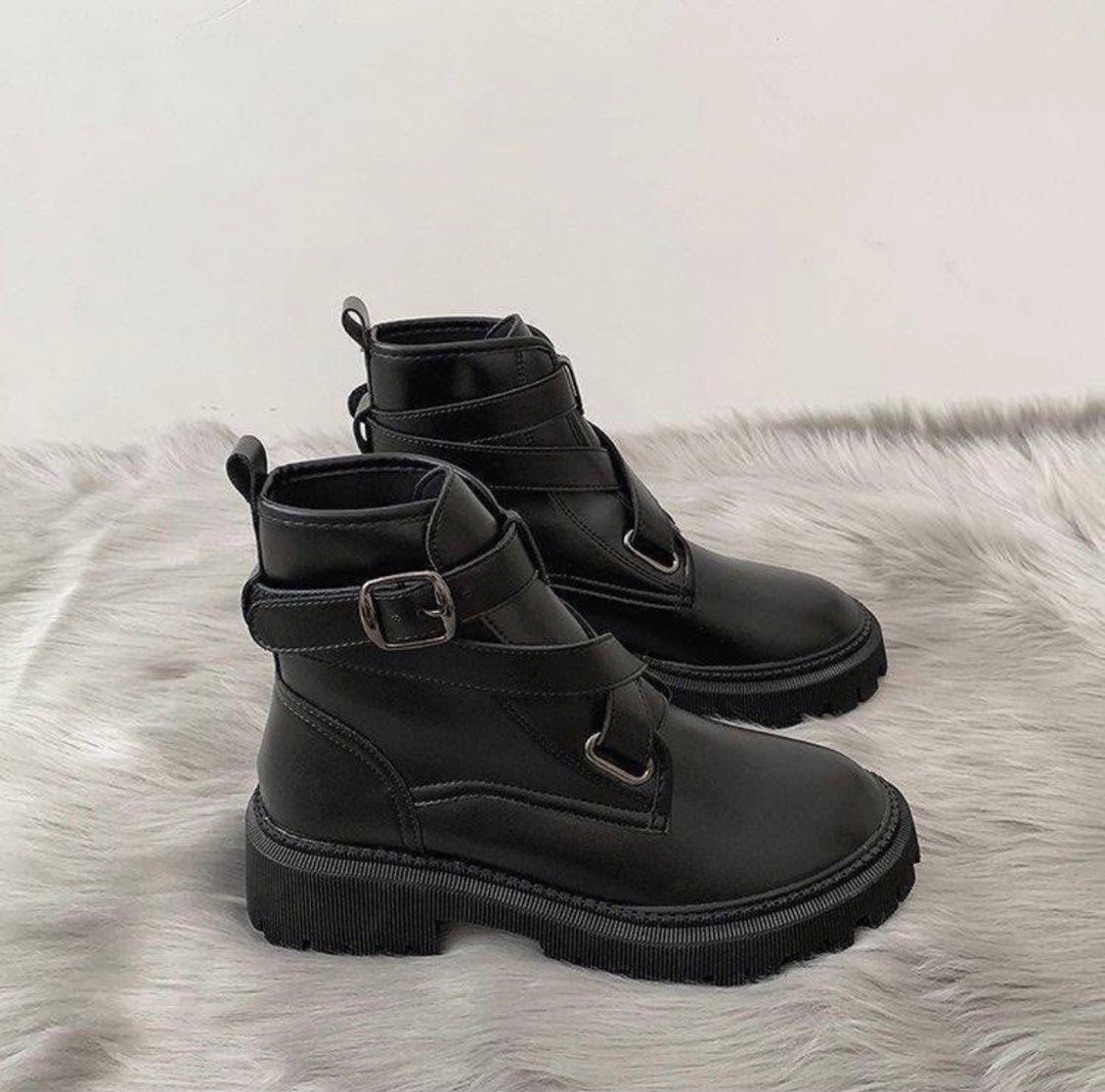 Sepatu boot deals korea style