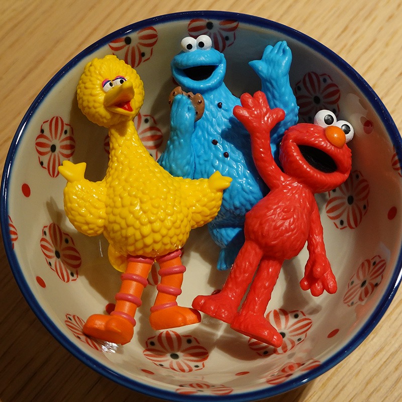 Sesame Street / Elmo / Big Bird / Elmo Figurines / Cake Toppers (3 Pcs
