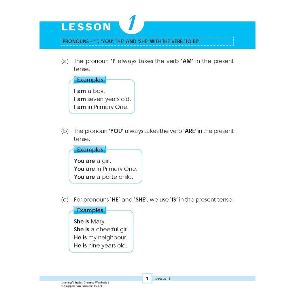 [SG] Learning+ English Grammar Workbook 1 - 6 | Skill-based | Primary ...