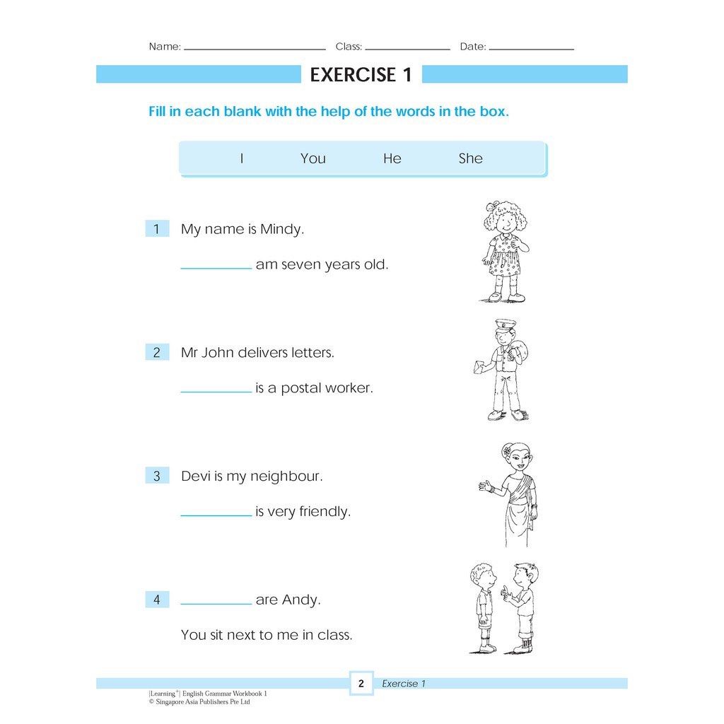 [SG] Learning+ English Grammar Workbook 1 - 6 | Skill-based | Primary ...