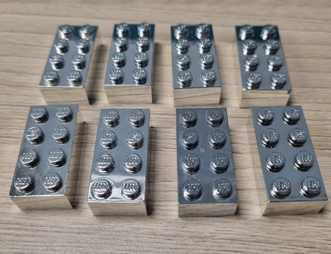 Silver lego sales pieces