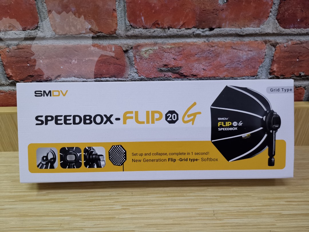 SMDV Speedbox Flip 20G柔光罩連網格, 攝影器材, 攝影配件, 燈光