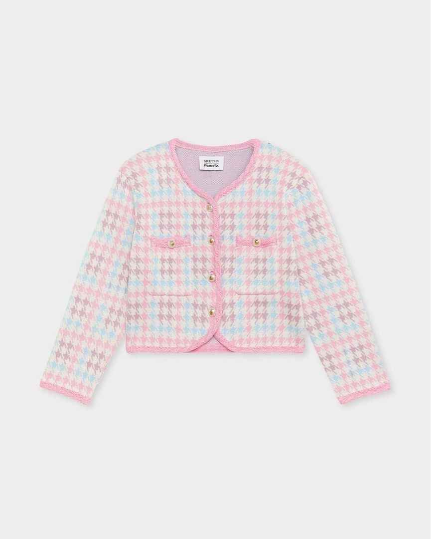 Sretsis gingham cardigan sales