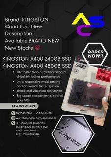 SSD/HDD KINGSTON A400 480GB