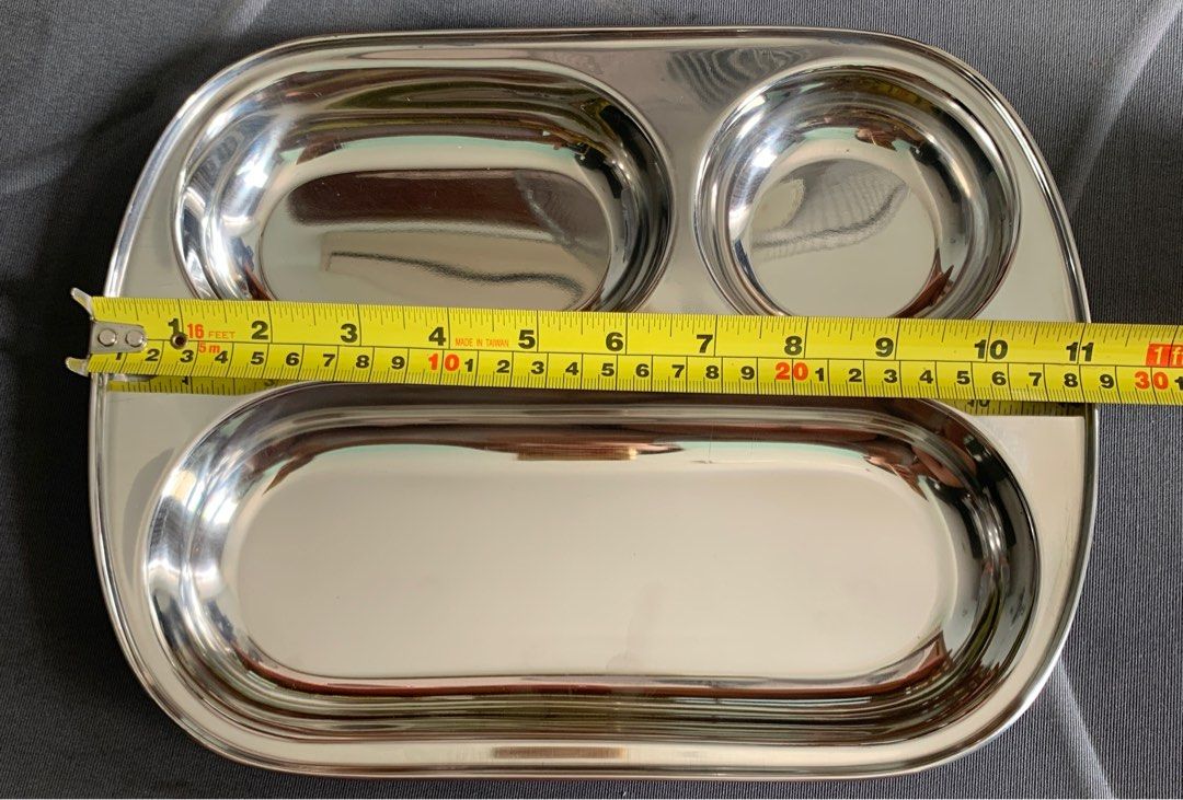 Stainless Steel partition plate, Furniture & Home Living, Kitchenware