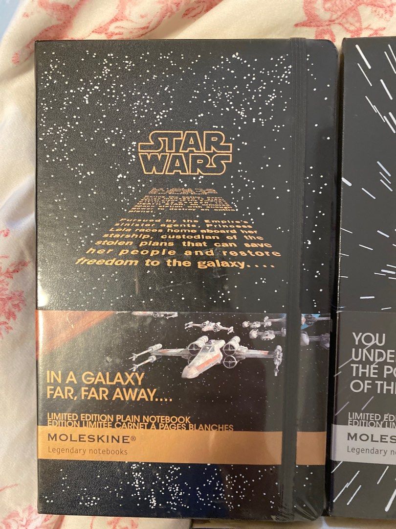 Star Wars Moleskine Legendary Notebooks (limited edition plain