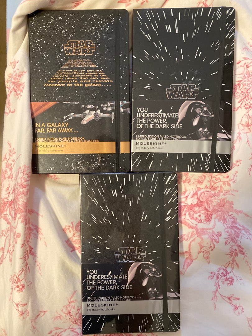 Star Wars Moleskine Legendary Notebooks (limited edition plain