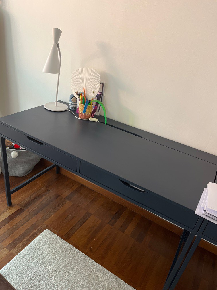 Study Table Ikea Alex, Furniture & Home Living, Furniture, Tables