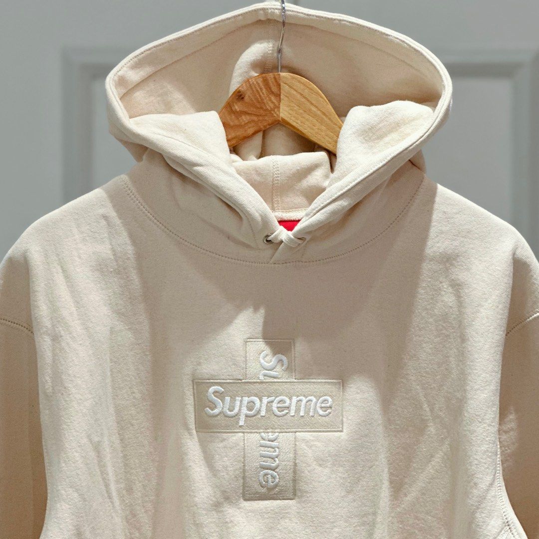 30％OFF supreme cross box logo hooded natural M | www.artfive.co.jp