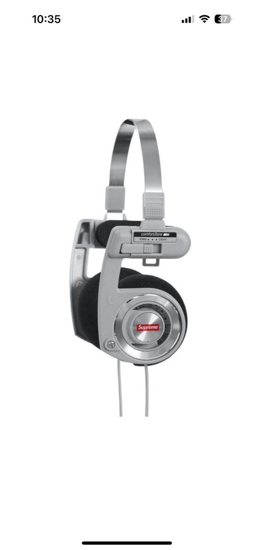 Supreme Koss PortaPro Headphones Silver, 音響器材, 耳機- Carousell