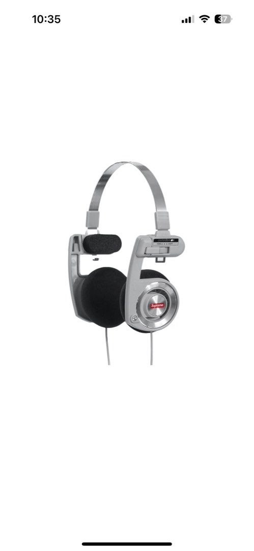 supreme Koss PortaPro Headphones Silverヘッドホン - ヘッドホン