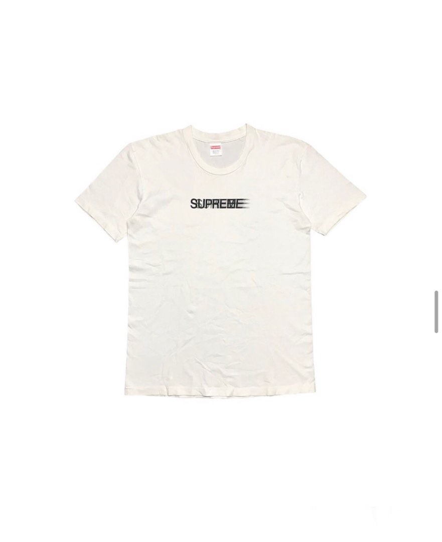 Supreme motion logo cheap tee white