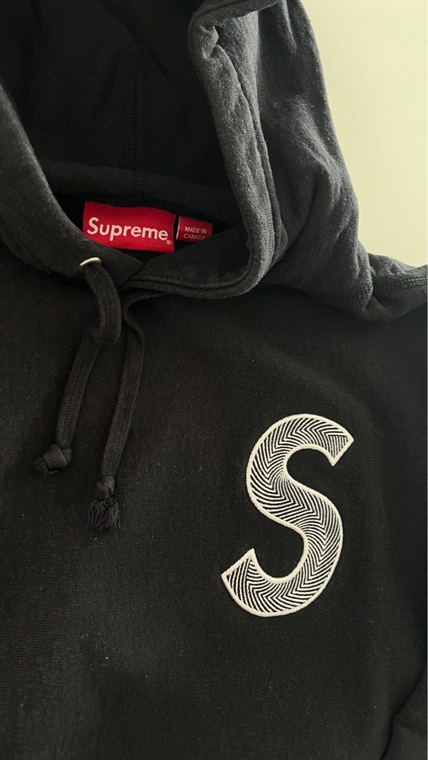Supreme s logo hoodie black outlet