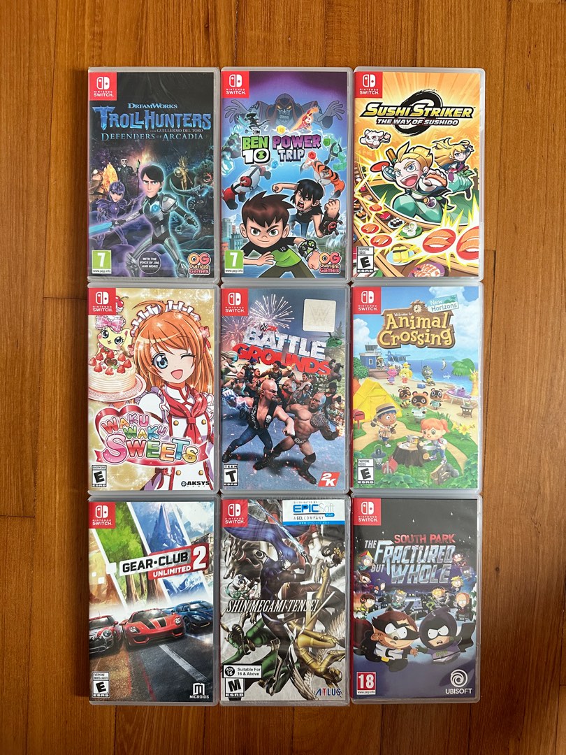 Switch game Trollhunters Ben Power To Trip Sushi Striker Waku