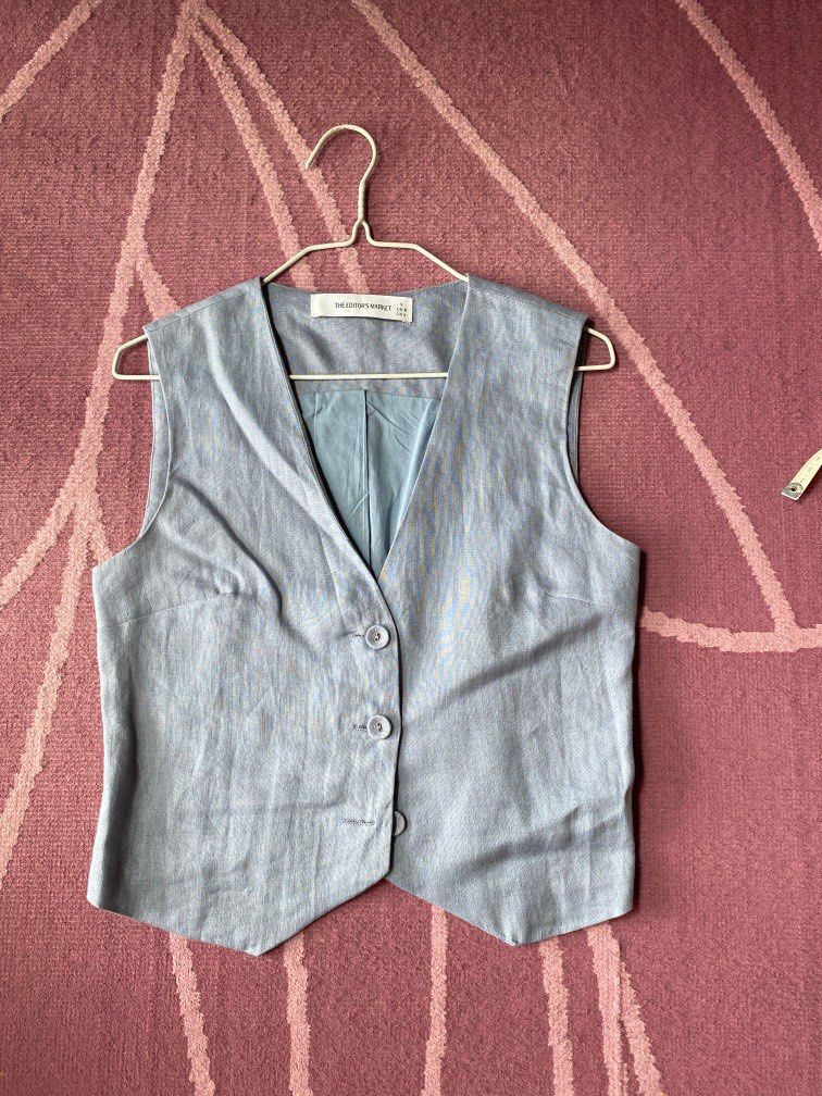 Waistcoat linen discount