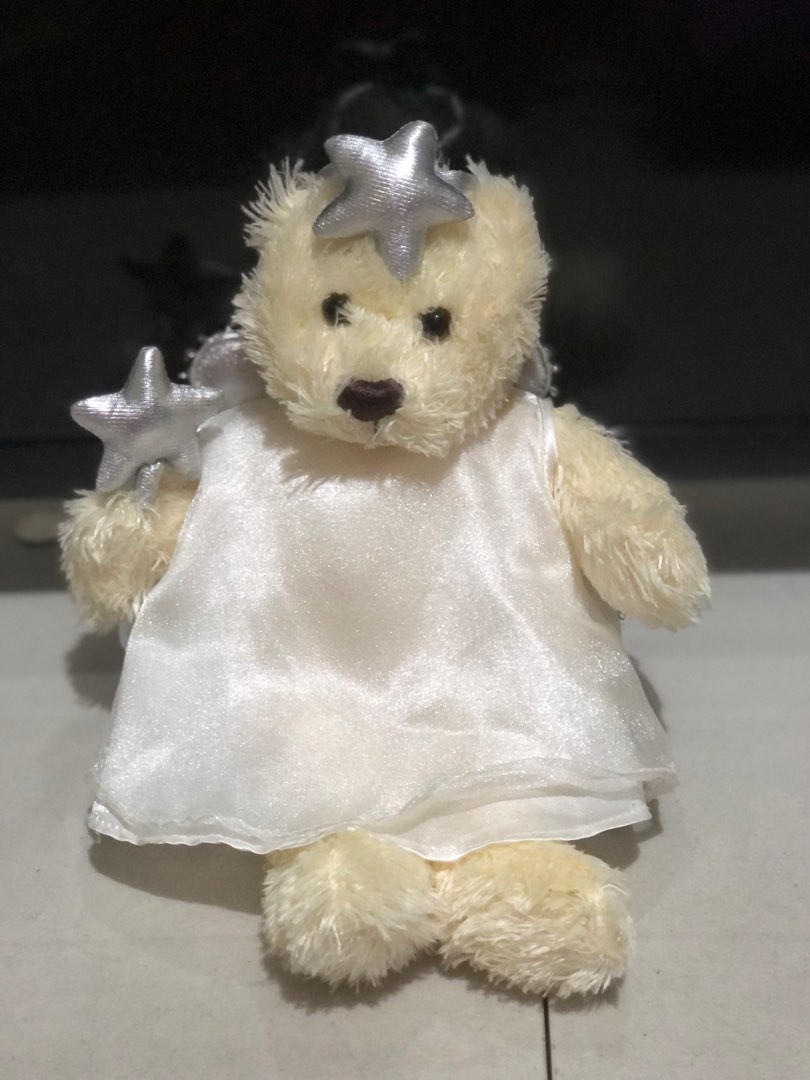 Tesco 10” Angel Bear Plush, Hobbies & Toys, Toys & Games on Carousell
