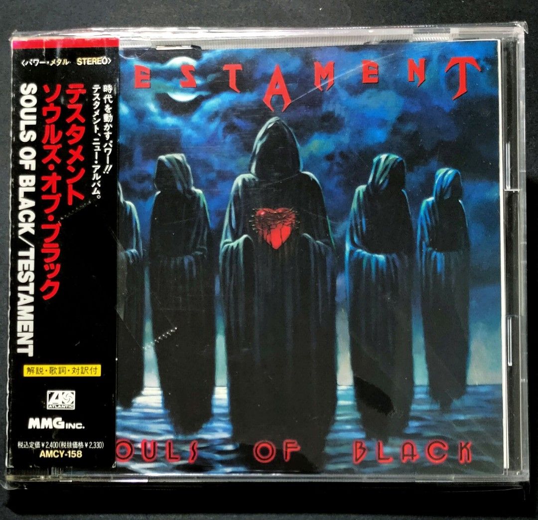 Testament - Souls of Black(CD, Japan AMCY-158, 1990), Hobbies & Toys ...