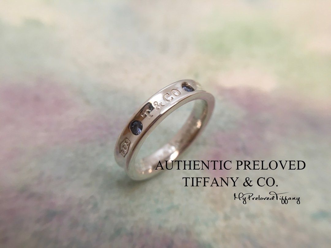 Tiffany 1837 ring sapphire sales