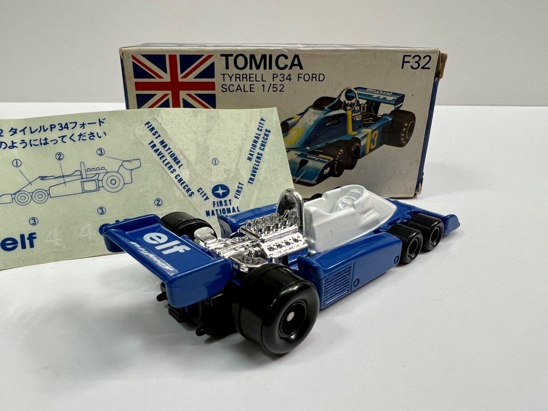 Tomica F32-1-6 (Boxset) Tyrrell P34 Ford *Car No.4* G-34 スピード