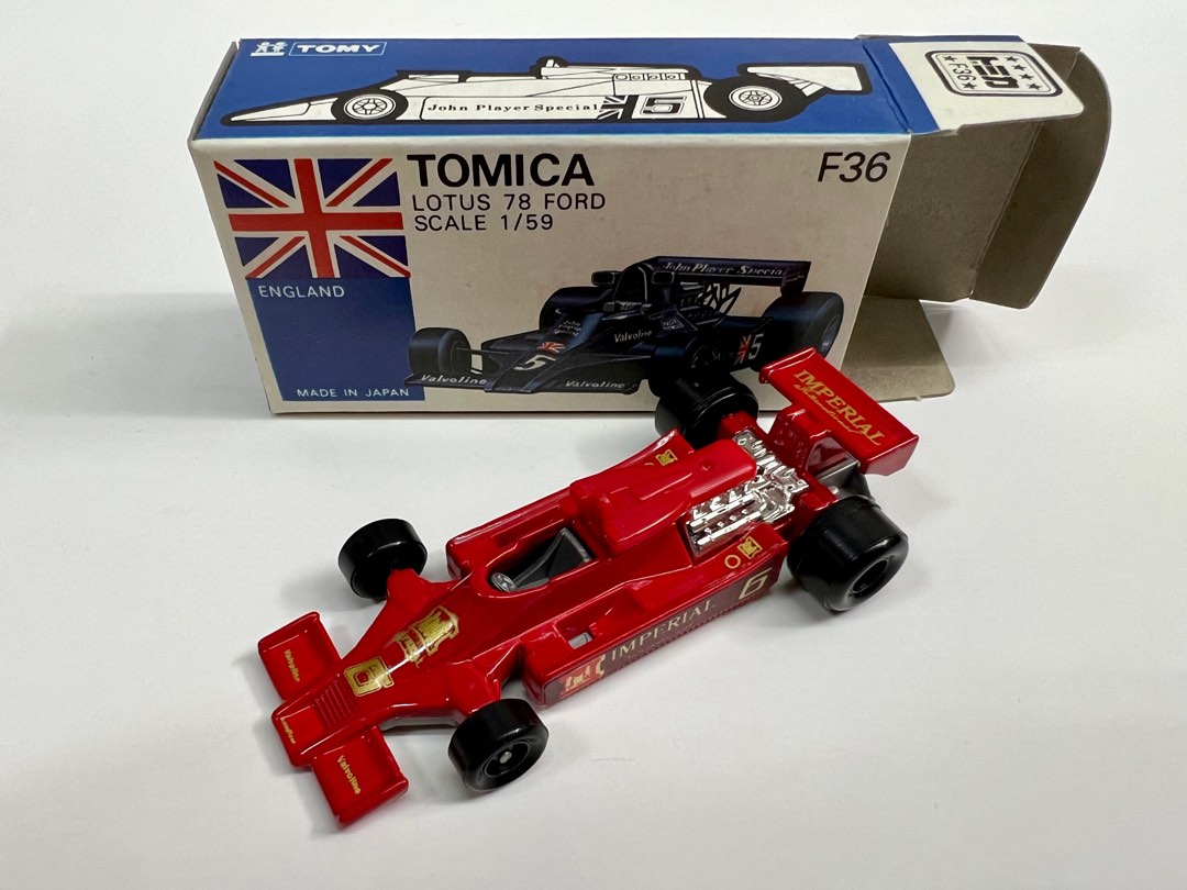 Tomica F36-1-7 (Boxset) Louts 78 Ford *IMPERIA* G-41 スピードウェイセット(B), 興趣及遊戲,  玩具 遊戲類- Carousell