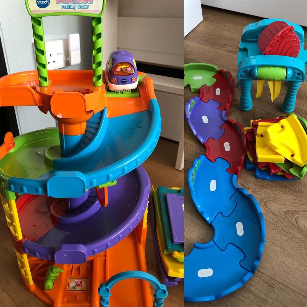 Vtech toot toot best sale ultimate parking tower