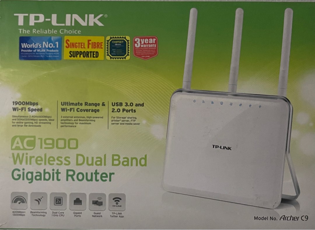 TP Link Archer C9 Router, Computers & Tech, Parts & Accessories ...