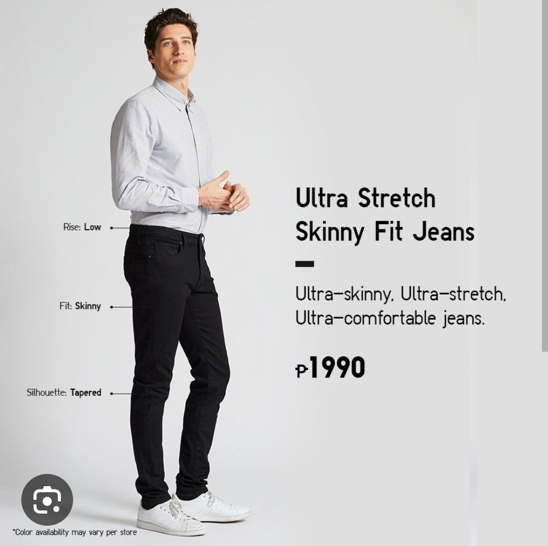 Uniqlo ultra stretch jeans, Men's Fashion, Bottoms, Jeans on Carousell