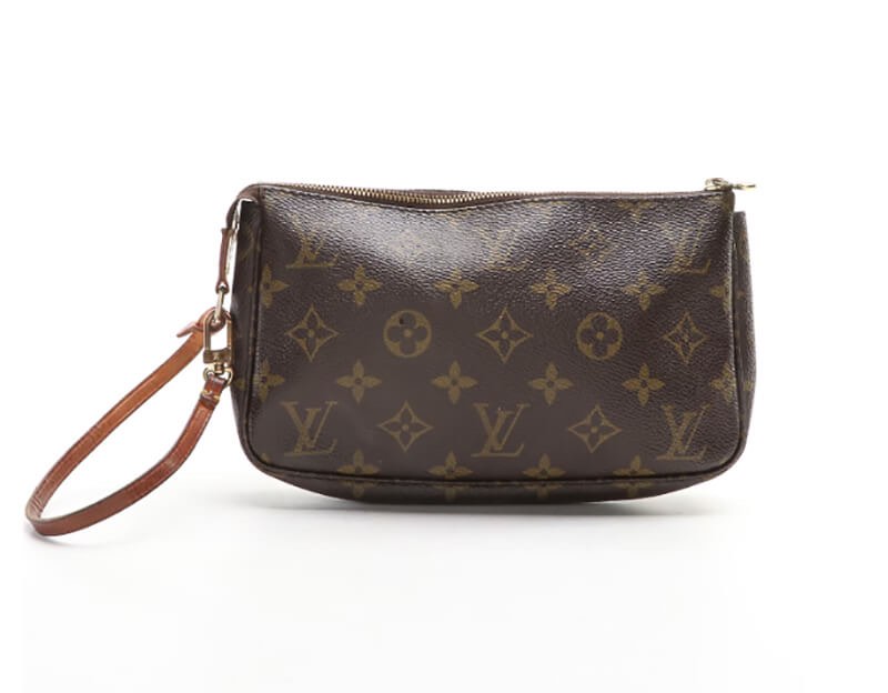 Louis+Vuitton+Pochette+Accessoires+Pouch+Brown+Canvas for sale