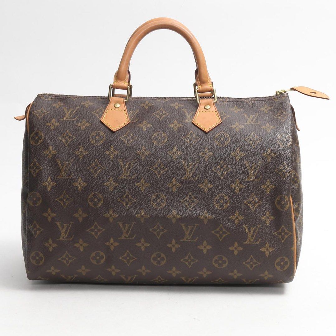 LV Louis Vuitton Speedy 35 Monogram -vintage , Luxury, Bags & Wallets on  Carousell